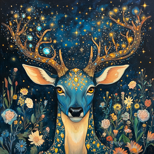 5D Diamond Painting - Hirsch