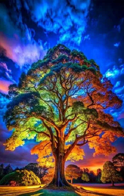 5D Diamond Painting - Fantasiebaum