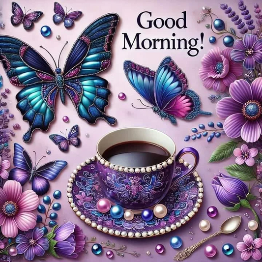 5D Diamond Painting - Good Morning