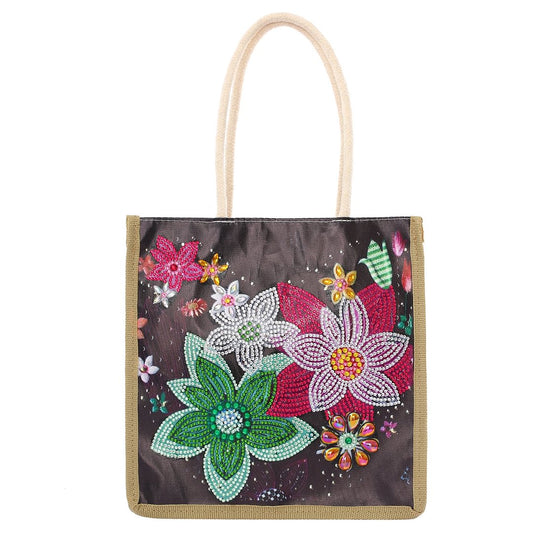 Diamond Painting Handtasche - Blumen