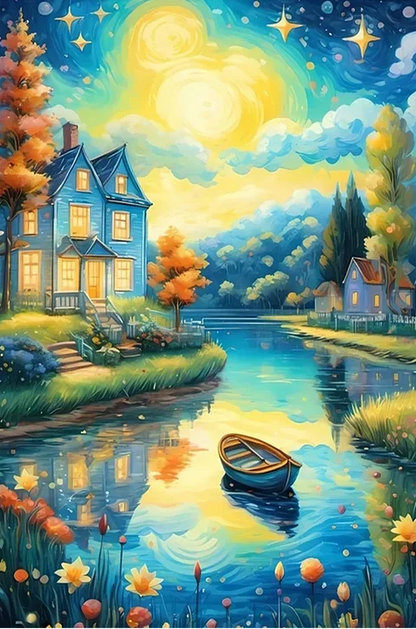 5D Diamond Painting - Schöne Landschaften