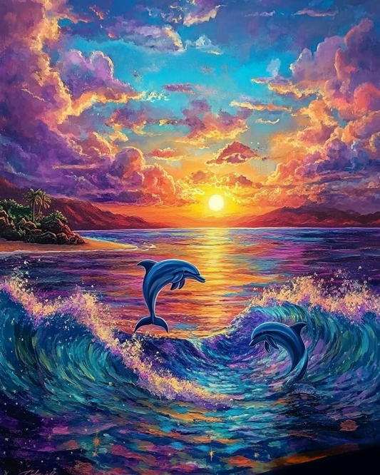 5D Diamond Painting - Delphine