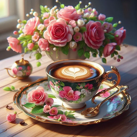5D Diamond Painting - Koffein