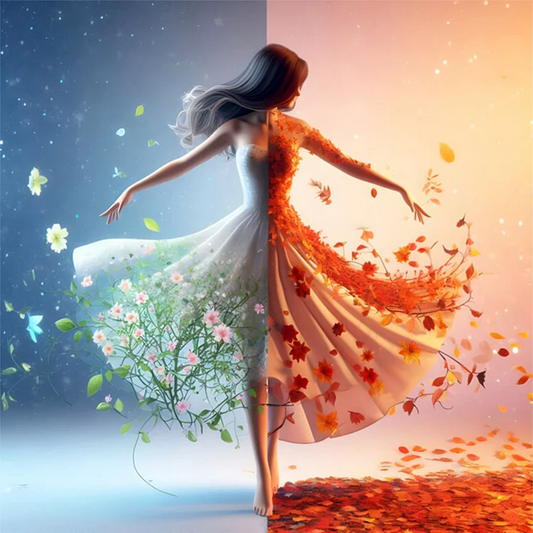 5D Diamond Painting - Tanzende Frauen