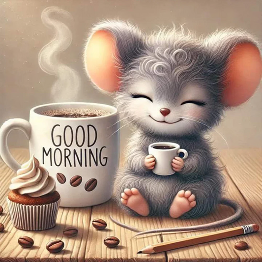 5D Diamond Painting - Good Morning
