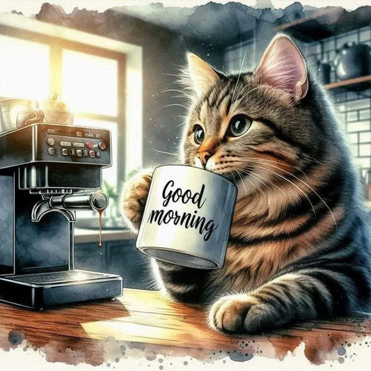 5D Diamond Painting - Good Morning