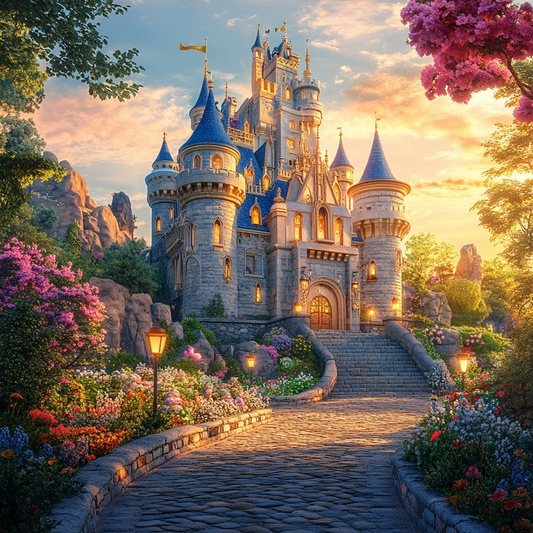 5D Diamond Painting - Schönes Haus