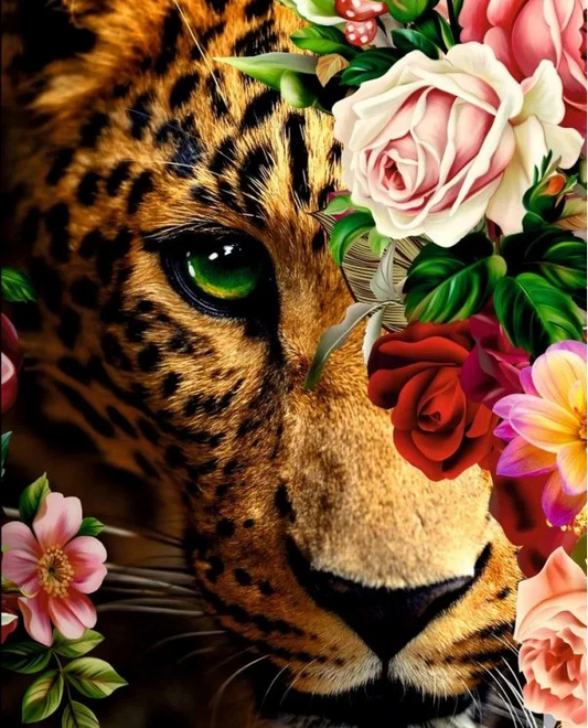 5D Diamond Painting - Leopard