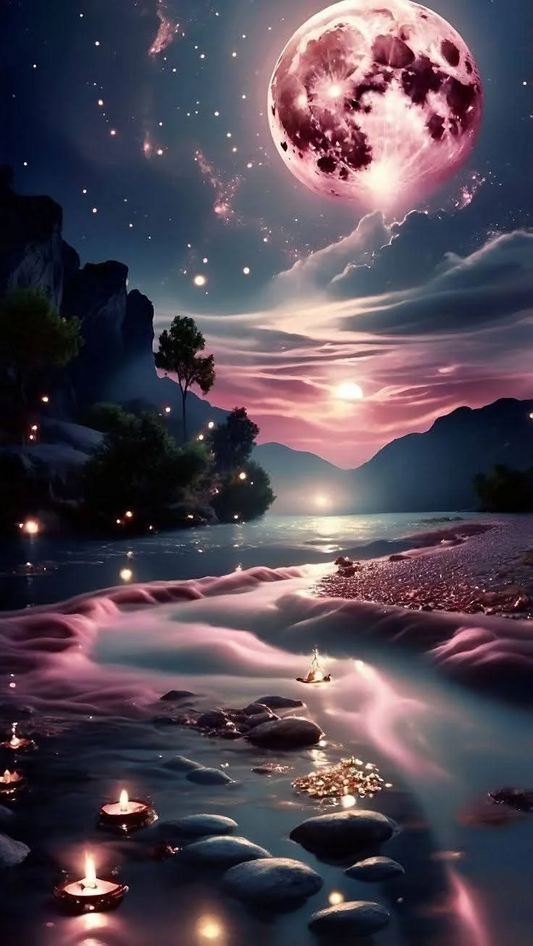 5D Diamond Painting - Fantasievolle Landschaft