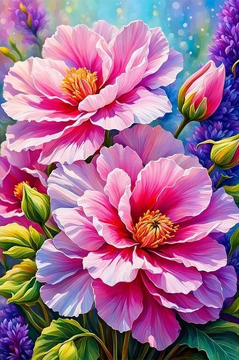 5D Diamond Painting - Blumen
