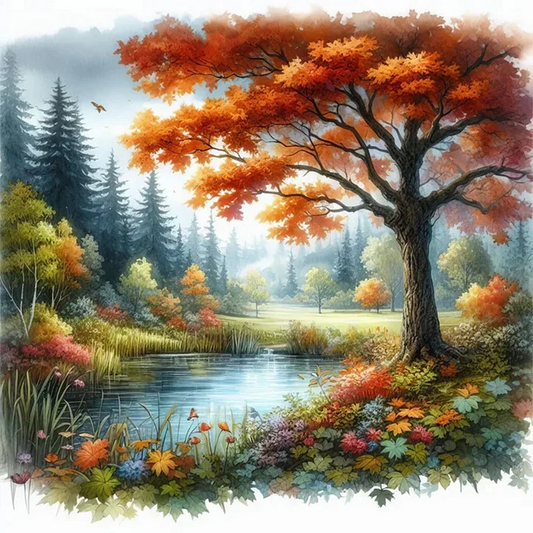 5D Diamond Painting - Schöne Landschaften