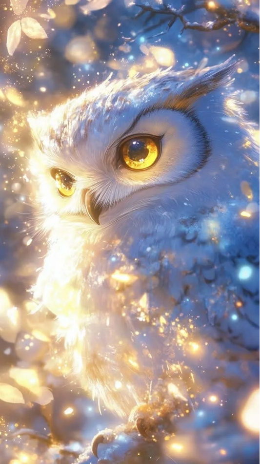 5D Diamond Painting - Eulen