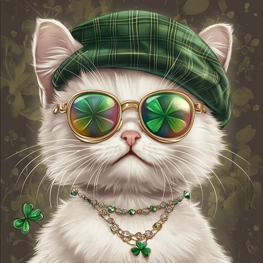 5D Diamond Painting - Coole Katze