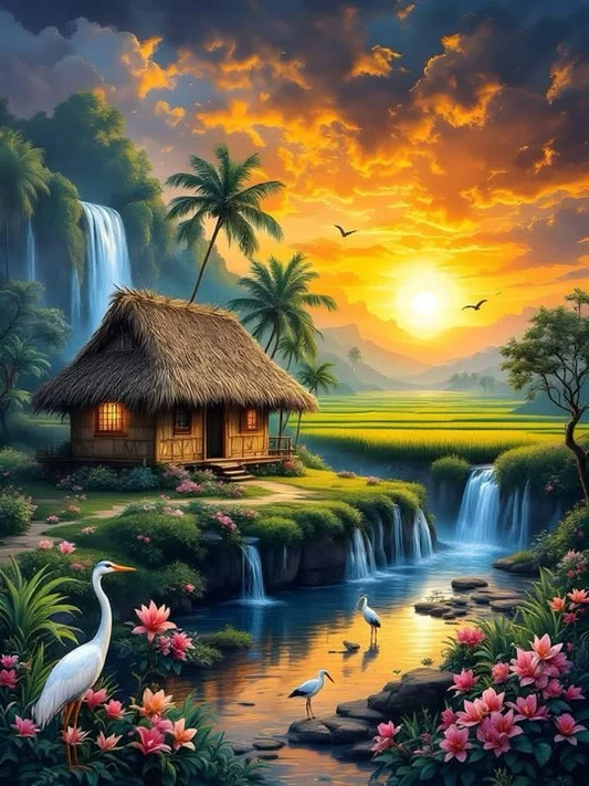 5D Diamond Painting - Schöne Landschaften