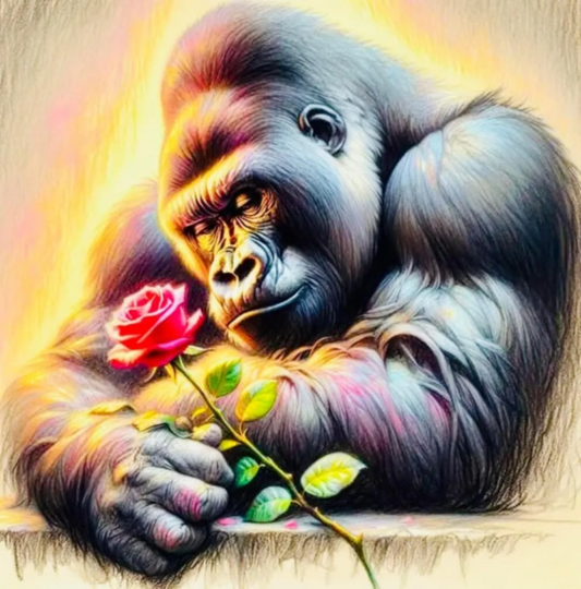 5D Diamond Painting - Gorillas
