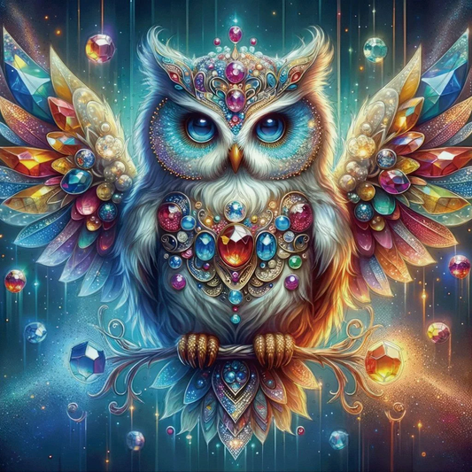 5D Diamond Painting - Eulen
