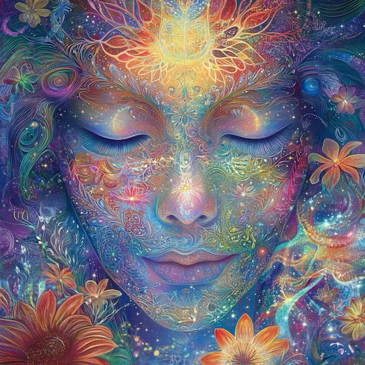 5D Diamond Painting - Abstrakte Frau