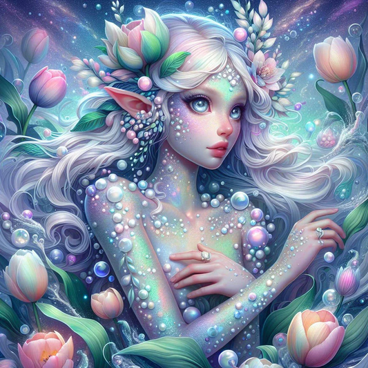 5D Diamond Painting - Schöne Elfe