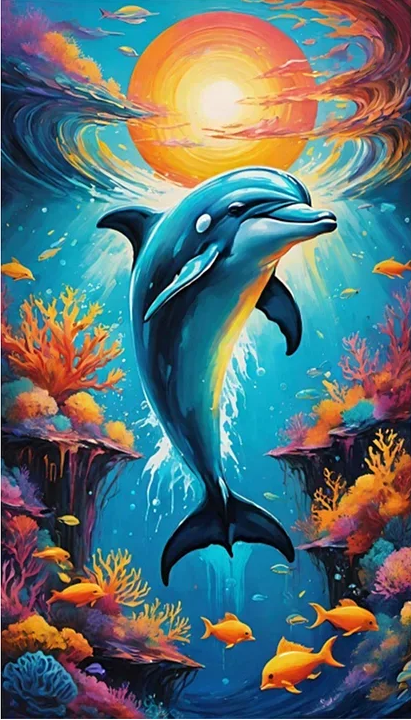 5D Diamond Painting - Delphine