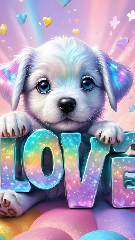 5D Diamond Painting - LOVE