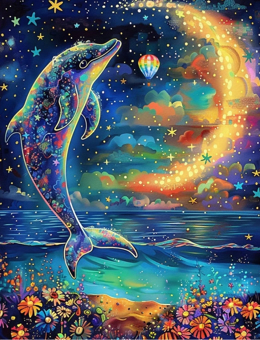 5D Diamond Painting - Delphine