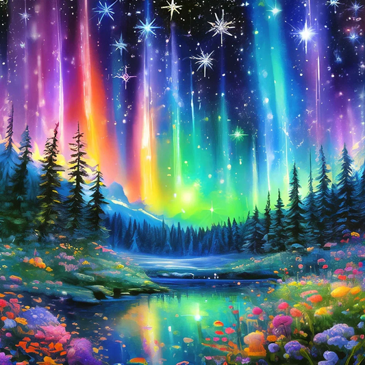 5D Diamond Painting - Aurora