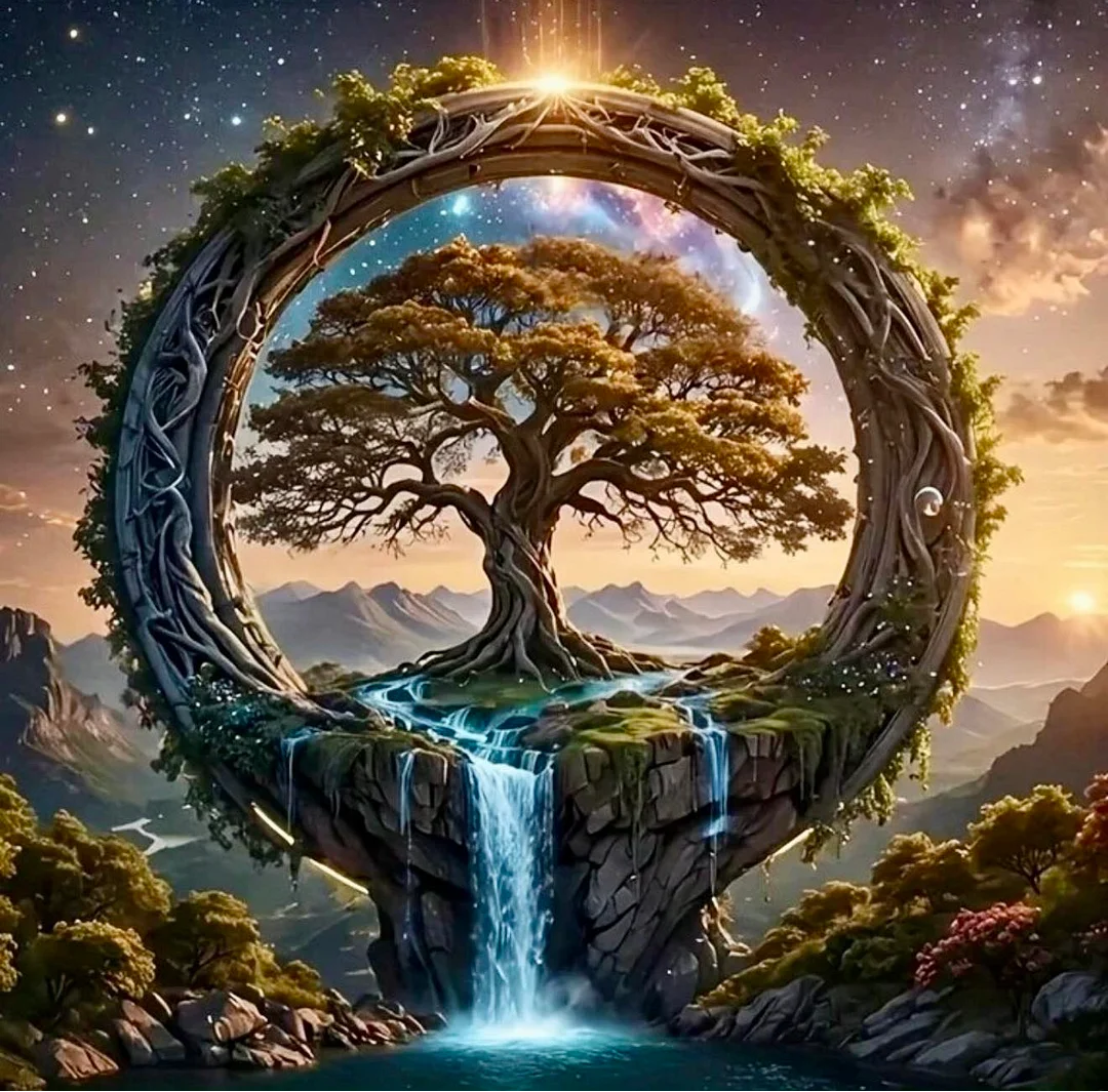 5D Diamond Painting - Fantasie Baum