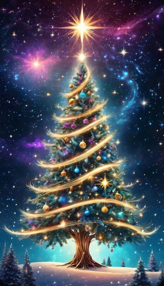 5D Diamond Painting - Weihnachtsbaum