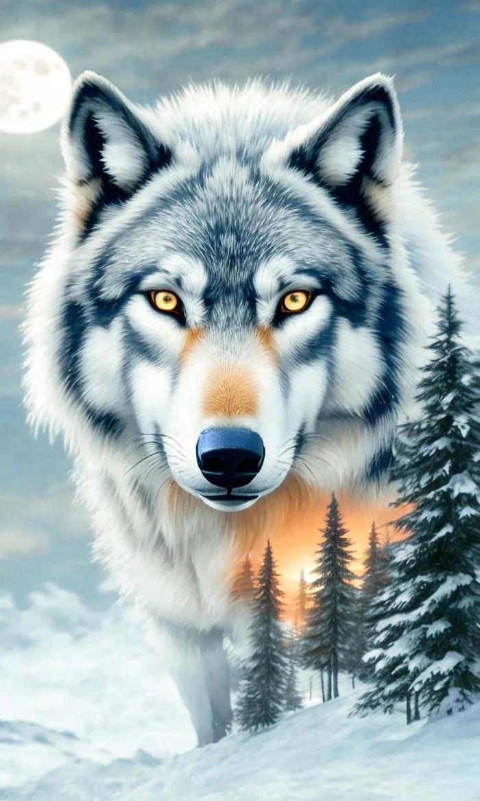 5D Diamond Painting - Wolf