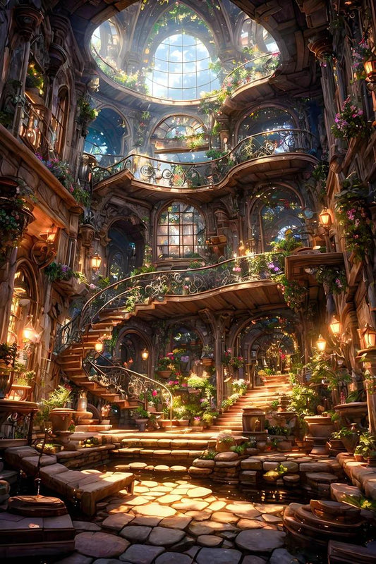 5D Diamond Painting - Prächtiger Palast