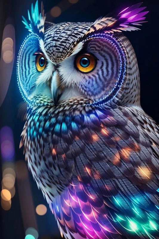 5D Diamond Painting - Eule