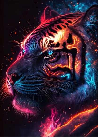 5D Diamond Painting - Tiger