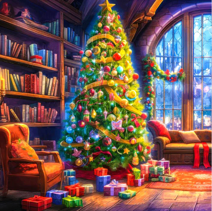 5D Diamond Painting - Weihnachtsbaum