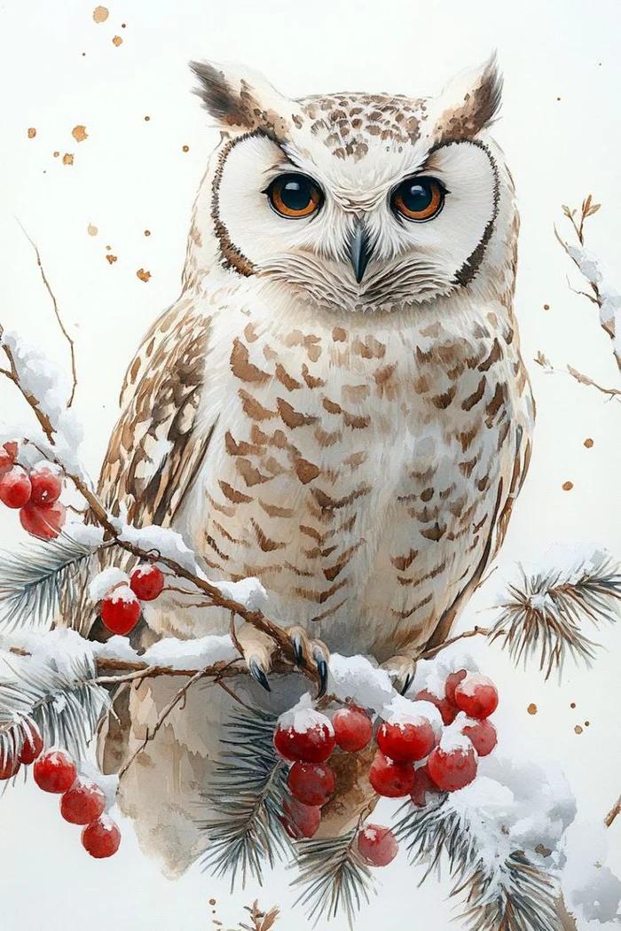 5D Diamond Painting - Eule