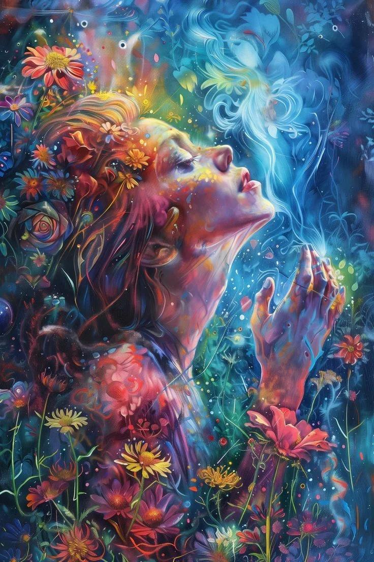 5D Diamond Painting - Abstrakte Schönheit Frau