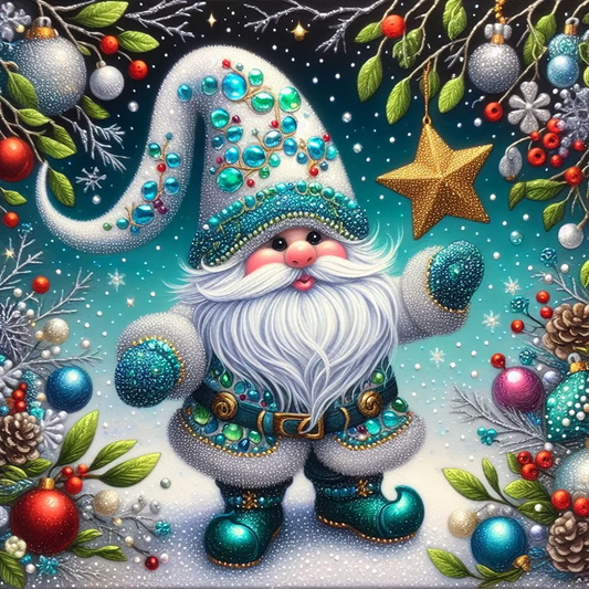 5D Diamond Painting - Weihnachtswichtel