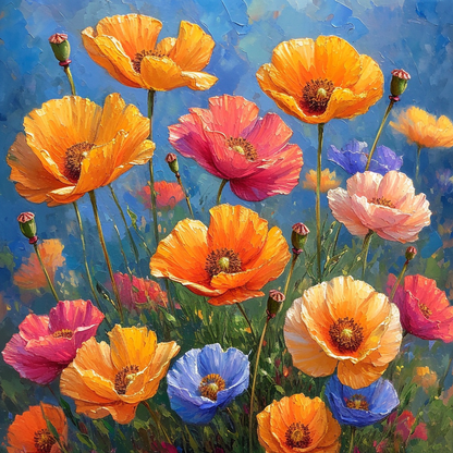 5D Diamond Painting - Blumen