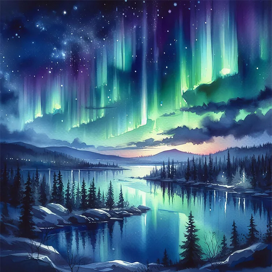 5D Diamond Painting - Aurora