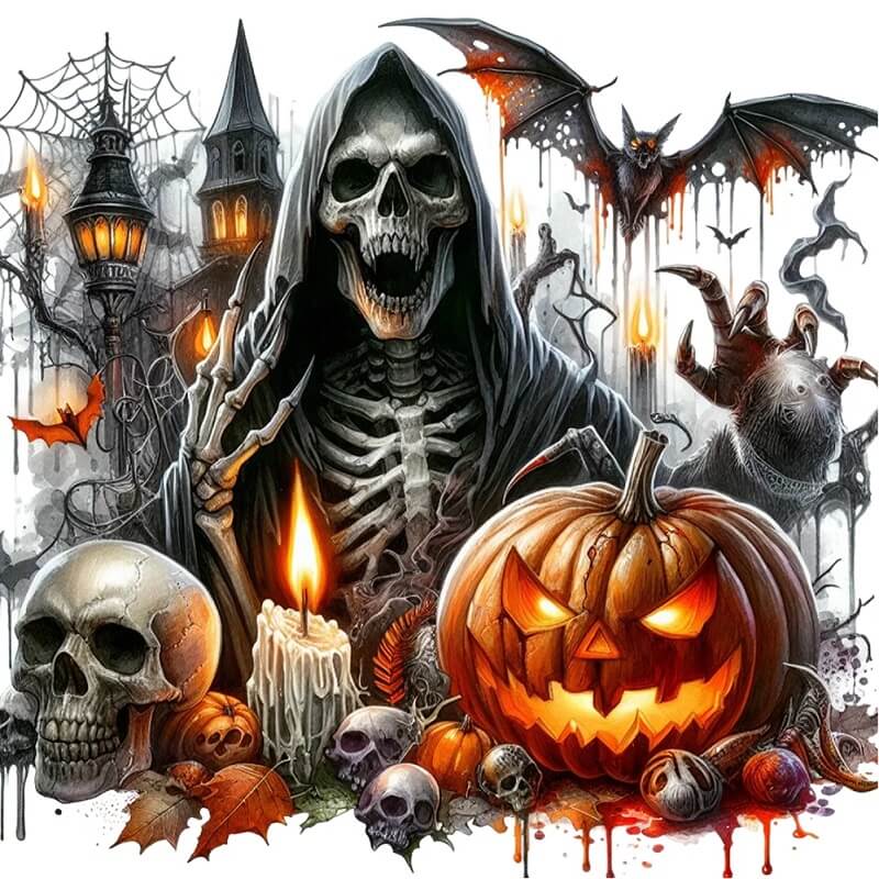 5D Diamond Painting - Halloween