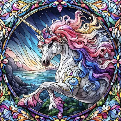 5D Diamond Painting - Einhorn