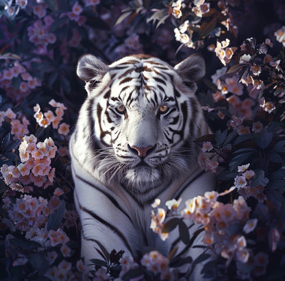 5D Diamond Painting - Tiger Im Busch