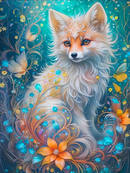 5D Diamond Painting - Fantasie Fuchs