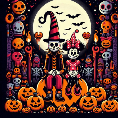 5D Diamond Painting - Halloween Cartoon