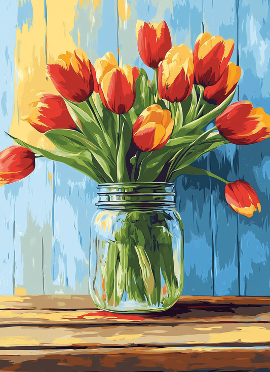 5D Diamond Painting - Blumen