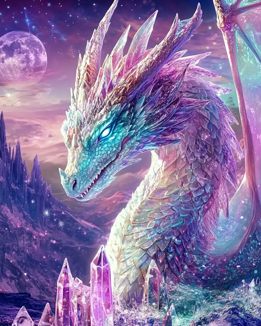 5D Diamond Painting - Drache