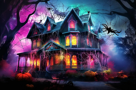 5D Diamond Painting - Halloween Schloss