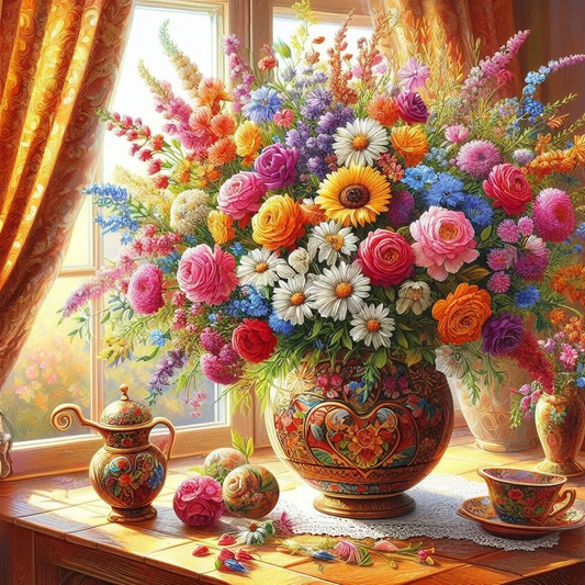 5D Diamond Painting - Blumen