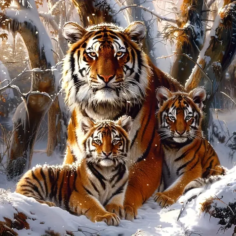 5D Diamond Painting - Tiger