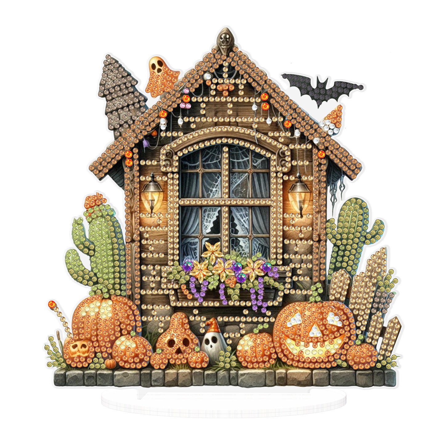 Diamond Painting Dekoration Ornament - Halloween Haus