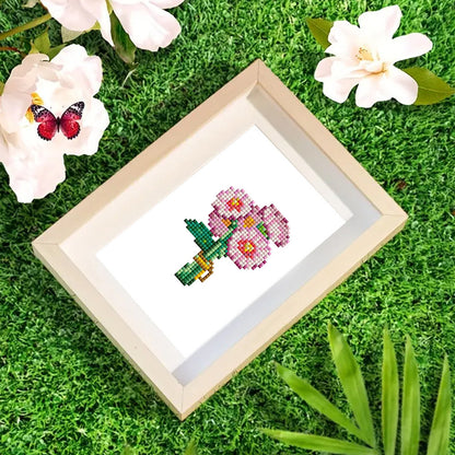 5D Diamond painting - Mini Diamond Paingting Kits Blumen(6-teiliges Set)